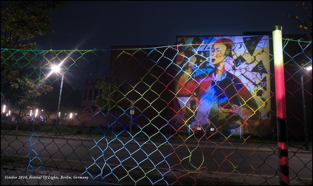 Moritz Hoffmann, OCTOBER 2016, FESTIVAL OF LIGHTS, BERLIN, GERMANY